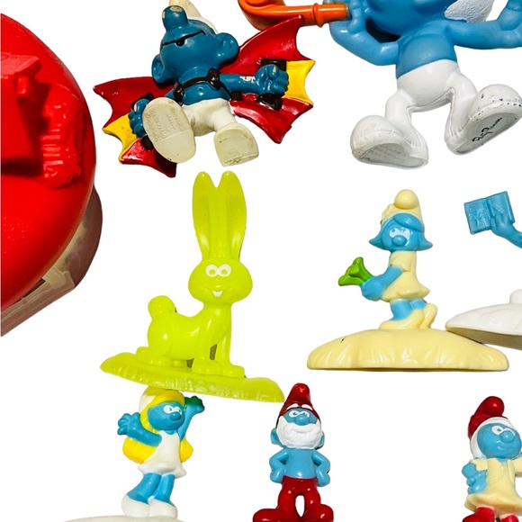 The Smurfs Toy Lot McDonald’s BK Schleich 12 Pieces - Picture 4 of 7